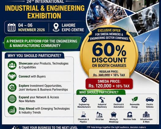 ITIF Asia 2026 International Industrial & Engineering Exhibition in Lahore